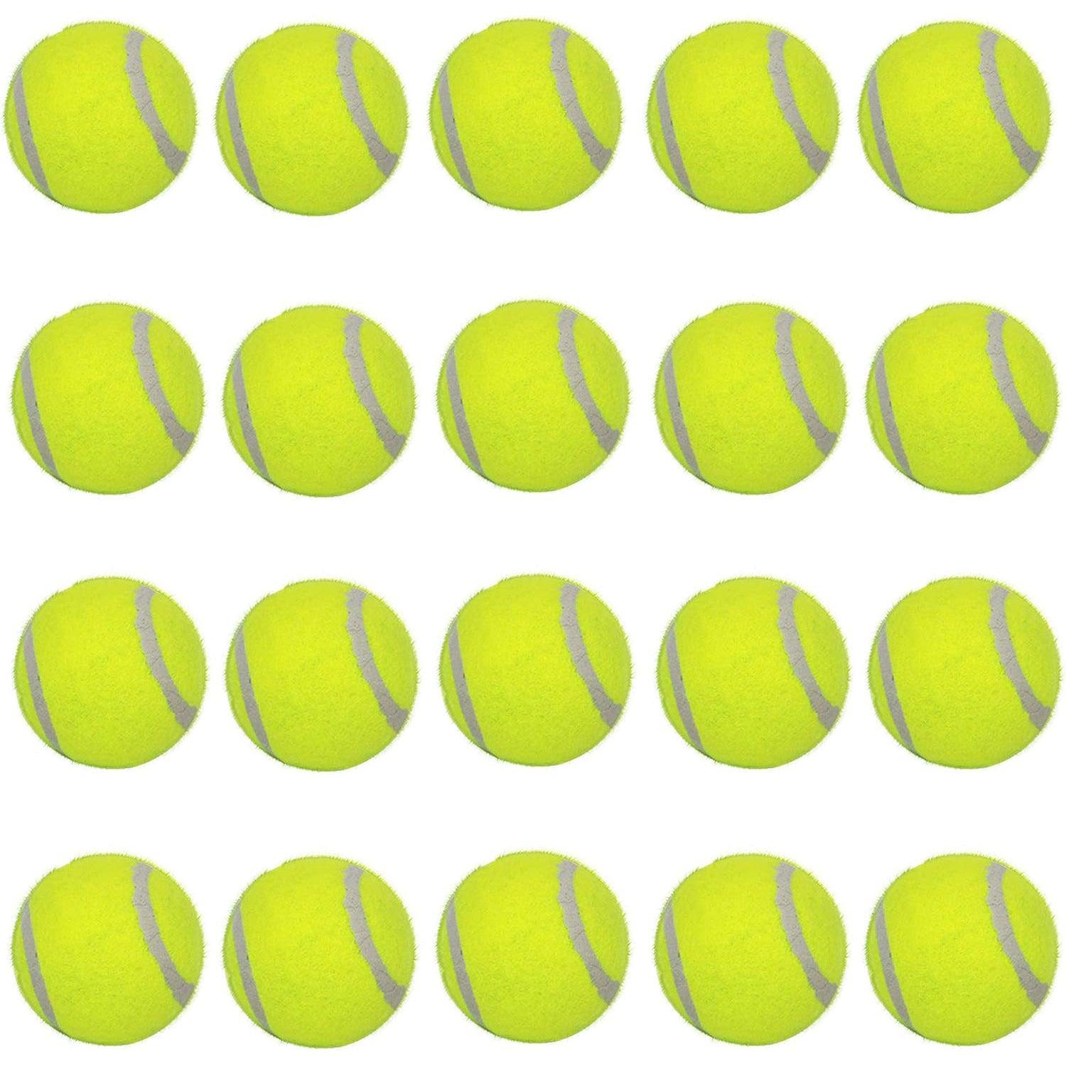 Iguohao Dog Tennis Balls 20 Pack Pet Tennis Ball for Small Dogs Premium Fetch Toy Non Toxic Non Abrasive Material 2 inch Mini Tennis Ball for Puppy SM