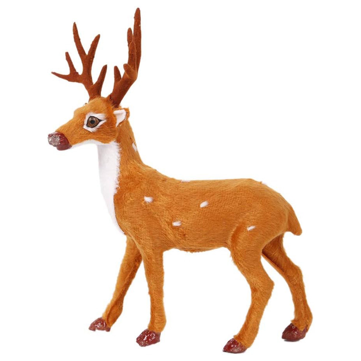 11.8" Craft Christmas Decoration Ornaments Simulation Christmas Reindeer for Home Festival Gift - Luckyermore