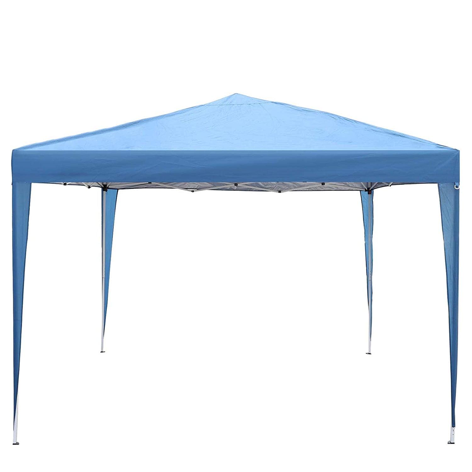 10X10 Outdoor Pop up Canopy Tent Height Adjustable Gazebo for Patio,Garden,Backyard Sun Shelter - Luckyermore