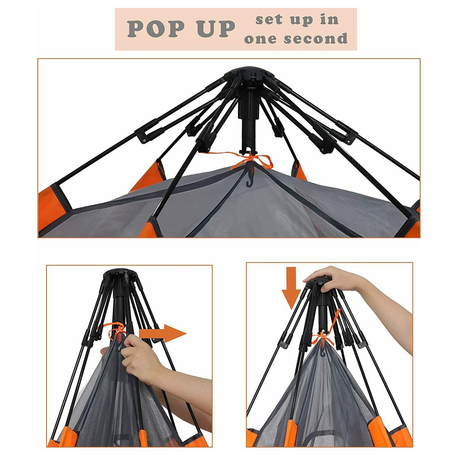 Luckyermore Pop Up Kids Play Tent Portable PlayHouse Camping beach Indoor Game Toys