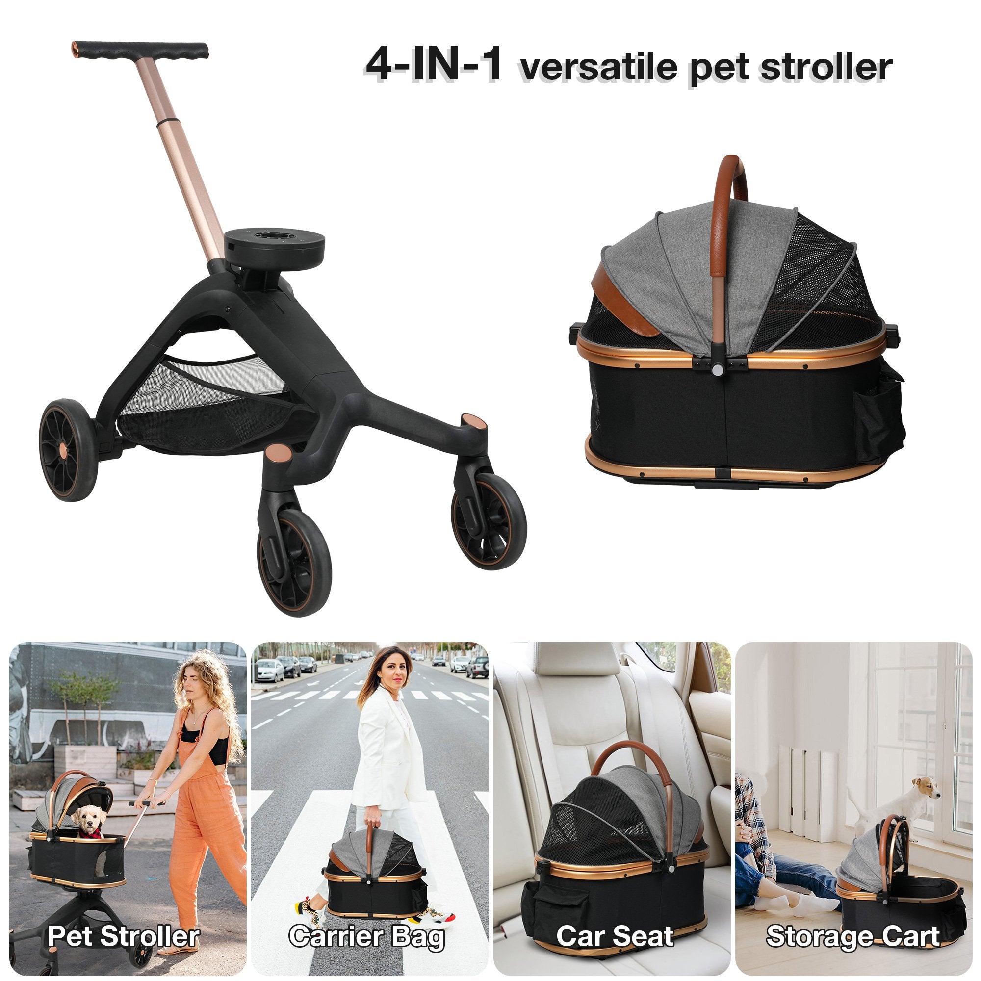 2 in 1 pet stroller hotsell