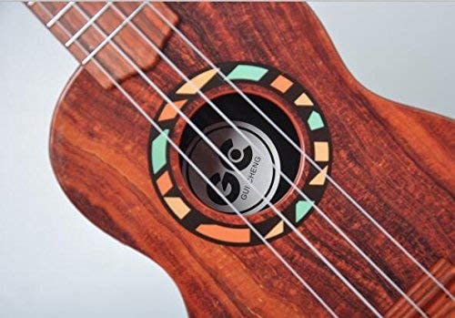 21" Faux Wood Ukulele Kids 4 String Acoustic Hawaiian Guitar Plastic Ukulele Guitar - Luckyermore