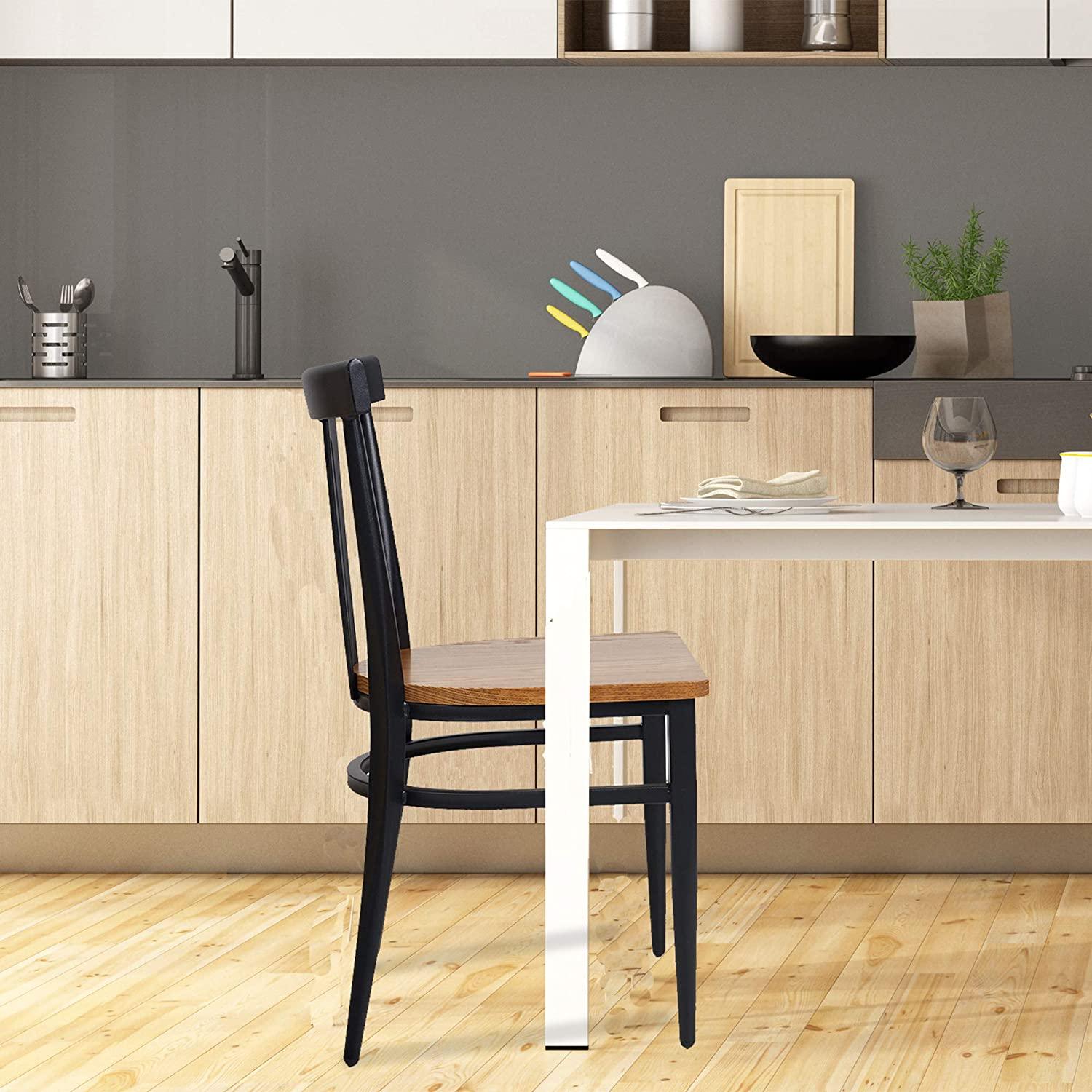 Timber best sale kitchen chairs